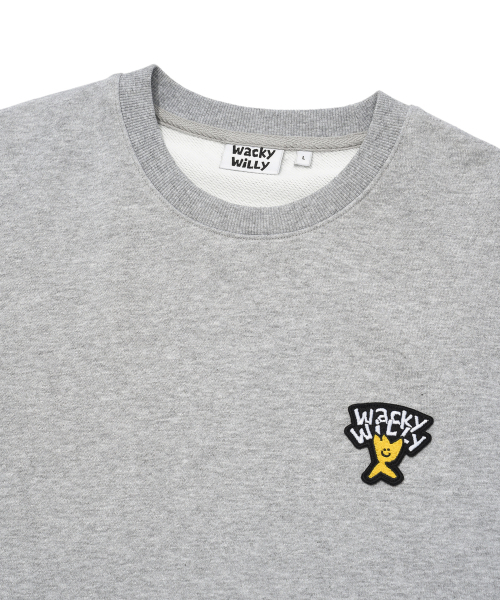 Wacky WiLLy(ワッキーウィリー)の「ベーシックロゴワッペンスウェットグレー(スウェット・レディース・その他・LARGE/X-LARGE/X-SMALL/SMALL/MEDIUM)」の4枚目の写真