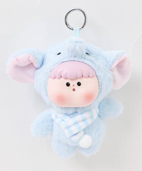WEGO/ぷっくりぽってりアニマルぬいぐるみキーホルダー（キーホルダー