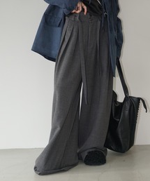 chuclla（チュクラ）の「タックボリュームパンツ chw25a134（スラックス）」