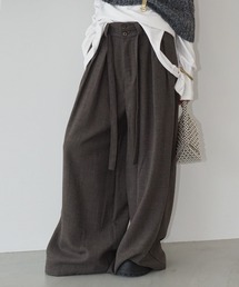 chuclla（チュクラ）の「タックボリュームパンツ chw25a134（スラックス）」