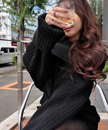 THEODORIC.dy（セオドリックディ）の「オフショルオーバートップス＆パンツセット（ニット/セーター）」