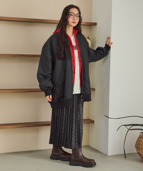 ZIPニットフーディベスト（ニット/セーター）｜niko and