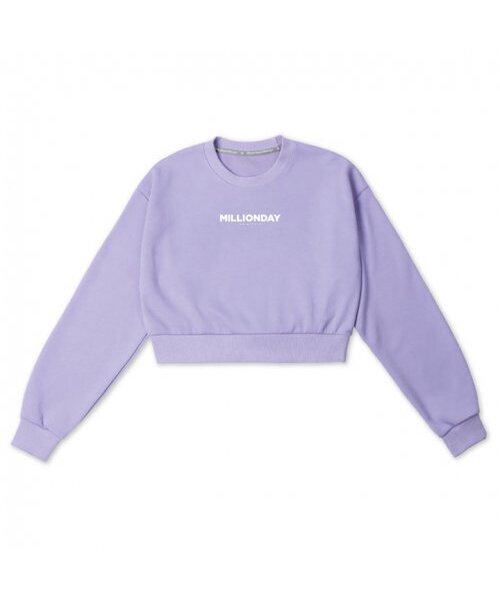 MILLION DAY(ミリオンデイ)の「MILLION ORIGINAL CROP SWEATSHIRT(スウェット・メンズ・ラベンダー/ダークネイビー/グレー・FREE)」の6枚目の写真