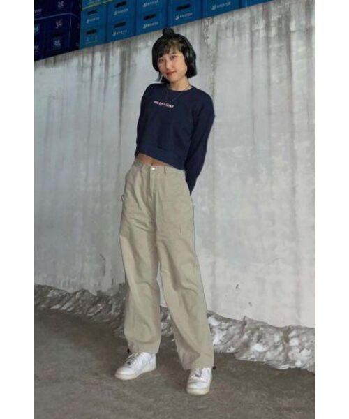 MILLION DAY(ミリオンデイ)の「MILLION ORIGINAL CROP SWEATSHIRT(スウェット・メンズ・ラベンダー/ダークネイビー/グレー・FREE)」の8枚目の写真