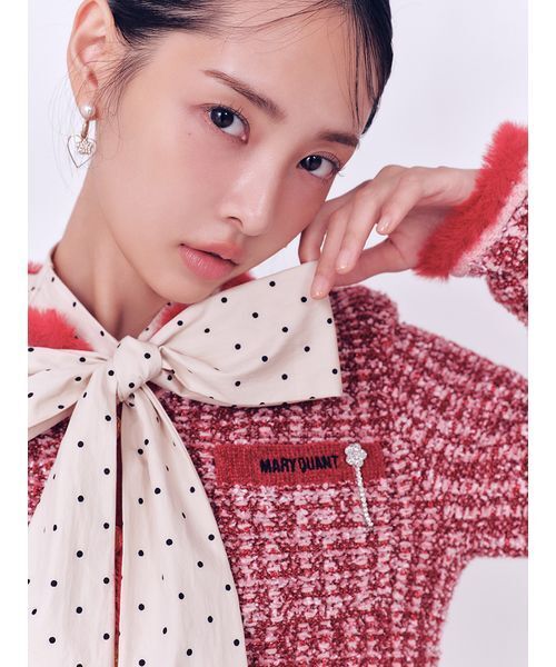 【LILY BROWN×MARY QUANT】ツイードニットジャケット LILY BROWN｜【LILY BROWN×MARY QUANT】ツイードニットジャケット