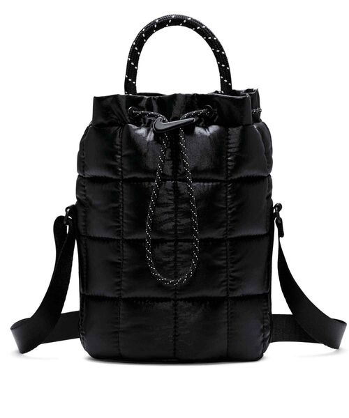 NIKE（ナイキ）の「ナイキ スポーツウェア パフル タイニートート (3L) / Nike Sportswear Puffle Tiny Tote (3L) HQ6709-010 Black（ショルダーバッグ・メンズ・ブラック・ONE SIZE）」の12枚目の写真