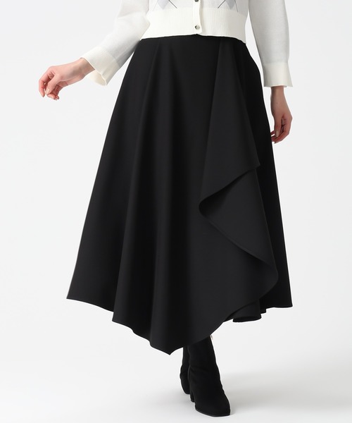 31 Sons de mode（トランテアン　ソン　ドゥ　モード）の「2025秋冬新作 ベルト付きアシメフレアスカート（スカート・レディース・ブルー/ブラック/アイボリー・S/M）」の19枚目の写真