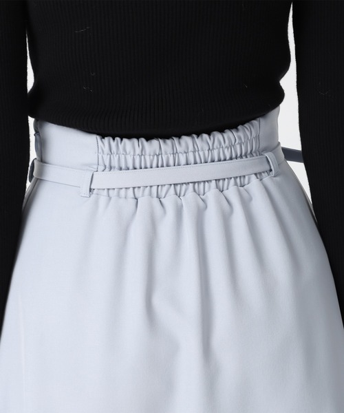 31 Sons de mode（トランテアン　ソン　ドゥ　モード）の「2025秋冬新作 ベルト付きアシメフレアスカート（スカート・レディース・ブルー/ブラック/アイボリー・S/M）」の22枚目の写真