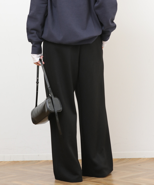 JOURNAL STANDARD relume（ジャーナルスタンダード　レリューム）の「T/Rダンボールタックイージーパンツ（その他パンツ・レディース・チャコールグレー/ブラック/ブラウン・FREE）」の11枚目の写真