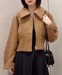 STYLEMIXER | ワイドリブショートコート(ダウンジャケット/コート)