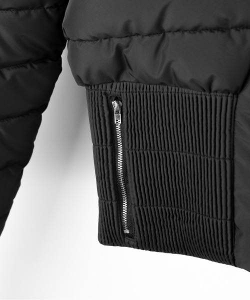 me+em select(ミームセレクト)の「※※【 2color 】ウエストマークファーフードレディフェイクダウンジャケット / waist mark fur hooded lady fake down jacket(ダウンジャケット/コート・レディース・ベージュ/ブラック・FREE)」の15枚目の写真