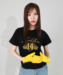 ブルーミングハートTシャツ ブラック