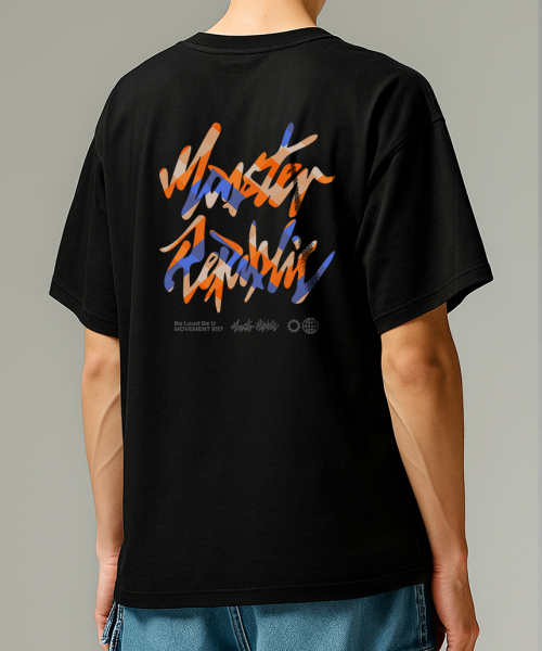 MONSTER REPUBLIC(モンスターリパブリック)の「スクエアロゴオレンジTシャツブラック_8117(Tシャツ/カットソー・レディース・その他・MEDIUM/LARGE/X-LARGE/SMALL)」の2枚目の写真