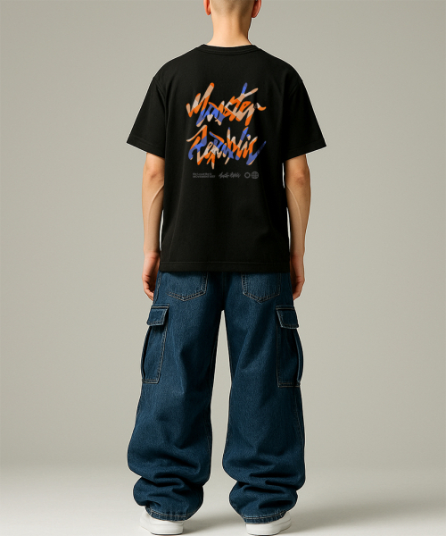 MONSTER REPUBLIC(モンスターリパブリック)の「スクエアロゴオレンジTシャツブラック_8117(Tシャツ/カットソー・レディース・その他・MEDIUM/LARGE/X-LARGE/SMALL)」の4枚目の写真