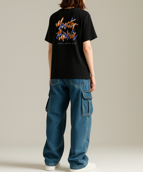 MONSTER REPUBLIC(モンスターリパブリック)の「スクエアロゴオレンジTシャツブラック_8117(Tシャツ/カットソー・レディース・その他・MEDIUM/LARGE/X-LARGE/SMALL)」の6枚目の写真