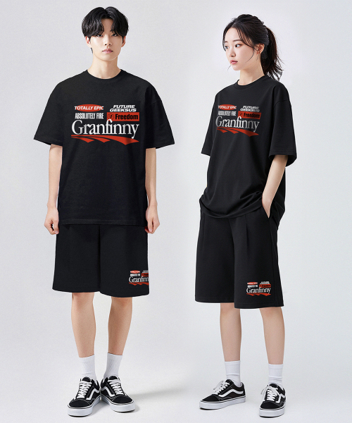 GRANFINNY（グランフィニ）の「プラン グラン ワンタック バミューダ ショートパンツ - ブラック（その他パンツ・レディース・ブラック・SMALL/LARGE）」の3枚目の写真