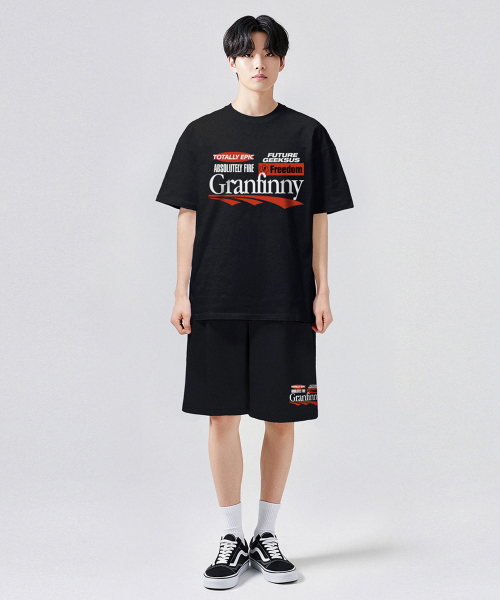GRANFINNY（グランフィニ）の「プラン グラン ワンタック バミューダ ショートパンツ - ブラック（その他パンツ・レディース・ブラック・SMALL/LARGE）」の6枚目の写真