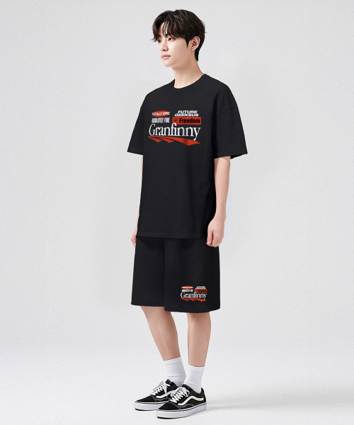GRANFINNY（グランフィニ）の「プラン グラン ワンタック バミューダ ショートパンツ - ブラック（その他パンツ・レディース・ブラック・SMALL/LARGE）」の8枚目の写真