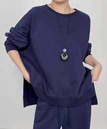 CHUN CHUN NOTES（チュンチュンノーツ）の「大人の上質スウェット｜体型カバー×きれいめカジュアル（スウェット）」