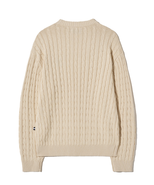 YALE(イェール)の「Yロゴケーブルラウンドニットアイボリー(ニット/セーター・レディース・その他・LARGE/SMALL/X-LARGE/MEDIUM)」の7枚目の写真