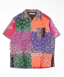 Children of the discordance / VINTAGE BANDANA PATCHWORK SHIRTS SS / COTDSH-104-SP