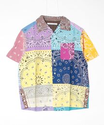 Children of the discordance / VINTAGE BANDANA PATCHWORK SHIRTS SS / COTDSH-104-SP
