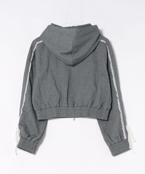one way（ワンウェイ）の「レースラインパーカー（その他アウター・レディース・グレー/チャコールグレー/ホワイト・FREE）」の12枚目の写真