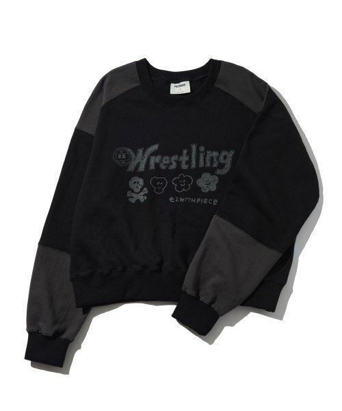 PIECEMAKER（ピースメーカー）の「WRESTLING MIX CREW (BLACK)（スウェット・レディース・その他・FREE）」の3枚目の写真