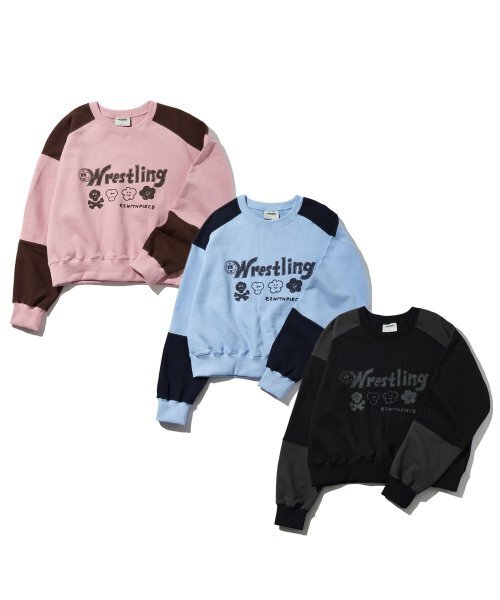 PIECEMAKER（ピースメーカー）の「WRESTLING MIX CREW (BLACK)（スウェット・レディース・その他・FREE）」の7枚目の写真