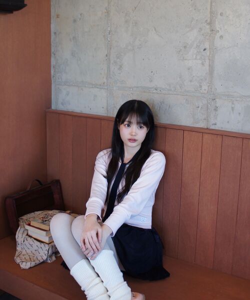 DEHEVE（デヘヴェ）の「Slim U-neck Long Sleeve [Pink]（Tシャツ/カットソー・レディース・PINK・FREE）」の7枚目の写真