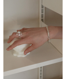 OUDSTUDIO（オウド スタジオ）の「レイヤードボールオープンリング（リング）」