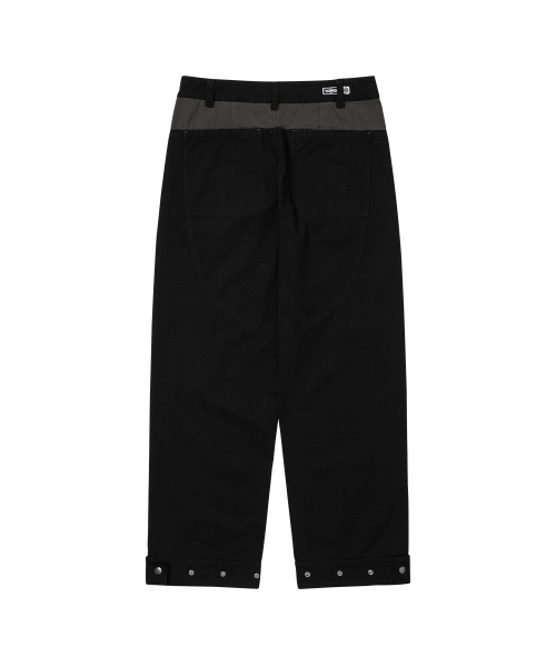 WELLBEING EXPRESS（ウェルビーイングエクスプレス）の「Color Blocked Wide Cotton Pants Black（その他パンツ・レディース・その他・SMALL）」の3枚目の写真