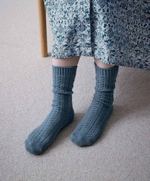 Sunny clouds（サニークラウズ）の「サニークラウズ　ｆｅａｔ．　早川ちひろ　編み編みくつした（ソックス/靴下）」