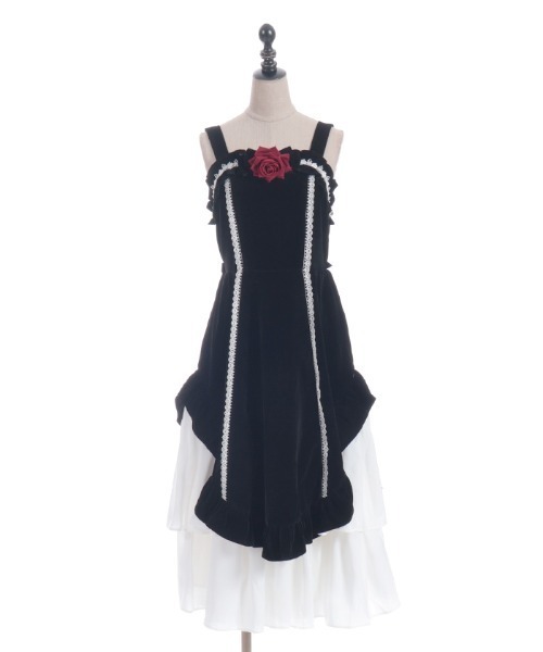 axes femme Chalmiere ウィンタージャンパースカート（ワイン） ウィンタージャンパースカート | Chalmiere | axes femme onlineshop