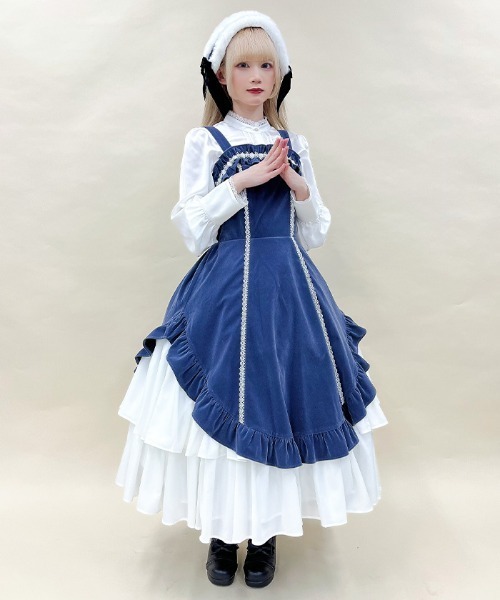 シャルミエール　ジャンパースカート、ブラウス、カチューシャ、オーバーニー ルミエールジャンパースカート｜東京ロリィタ-TOKYO LOLITA｜ロリータ