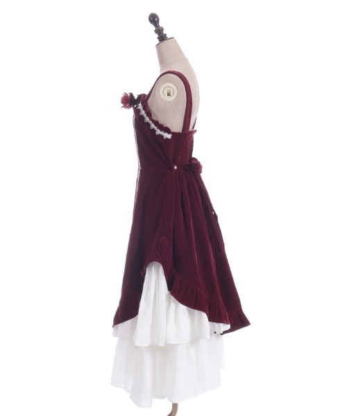 axes femme Chalmiere ウィンタージャンパースカート（ワイン） ウィンタージャンパースカート | Chalmiere | axes femme onlineshop