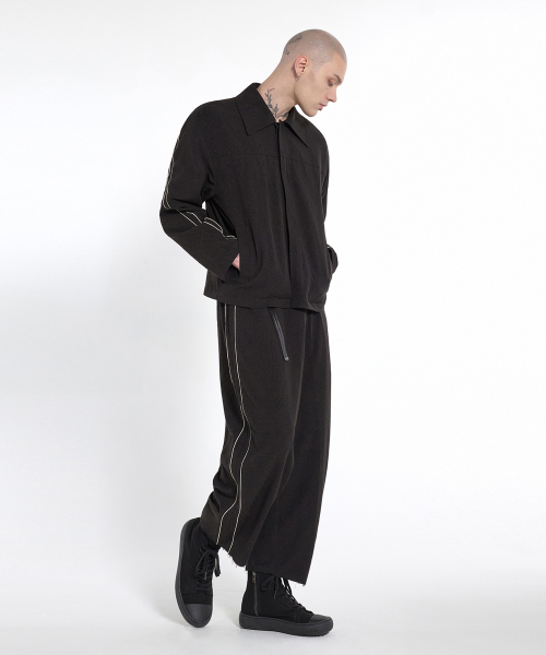 DGNAK(ディグナク)の「ワイドバギーパンツ (ブラック)_ PE1PA0707(その他パンツ・メンズ・その他・SMALL/MEDIUM/LARGE)」の4枚目の写真