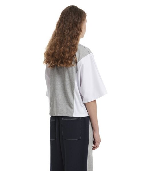 TRUNK PROJECT(トランクプロジェクト)の「Colorblocked T-Shirt_Grey(Tシャツ/カットソー・レディース・グレー・X-SMALL/SMALL)」の2枚目の写真