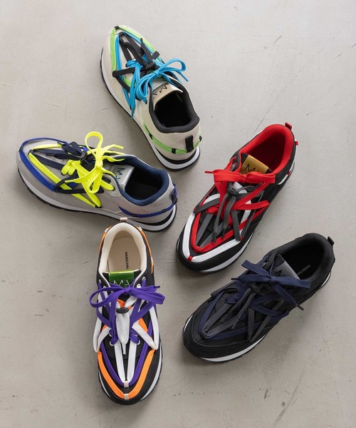 MARECHAL TERRE（マルシャルテル）の「オリジナルスニーカー（スニーカー・レディース・マルチ/ブラック×レッド/アイボリー/グレー/ブラック×ブラック・24.5/23.5）」の14枚目の写真