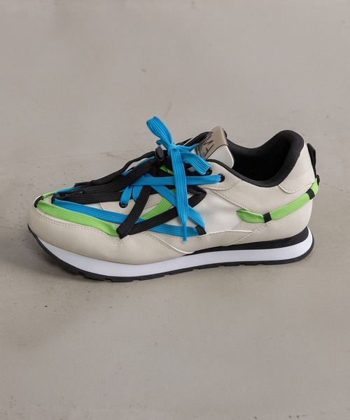 MARECHAL TERRE（マルシャルテル）の「オリジナルスニーカー（スニーカー・レディース・マルチ/ブラック×レッド/アイボリー/グレー/ブラック×ブラック・24.5/23.5）」の6枚目の写真