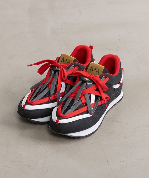 MARECHAL TERRE（マルシャルテル）の「オリジナルスニーカー（スニーカー・レディース・マルチ/ブラック×レッド/アイボリー/グレー/ブラック×ブラック・24.5/23.5）」の20枚目の写真