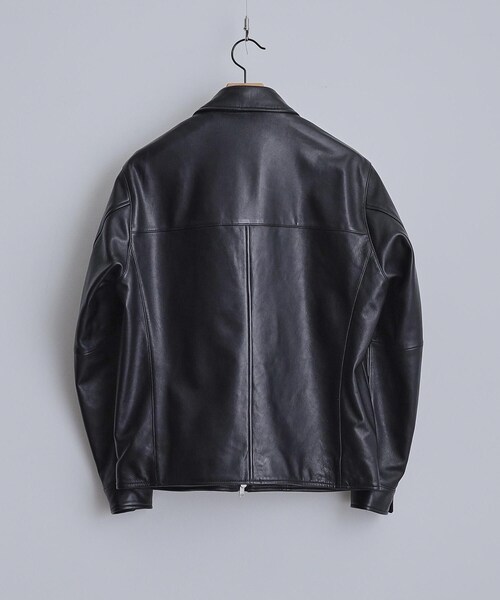 tk.TAKEO KIKUCHI（ティーケータケオキクチ）の「【本革】レザースポーツジャケット（ブルゾン・メンズ・ブラック・03/02/01/04）」の8枚目の写真