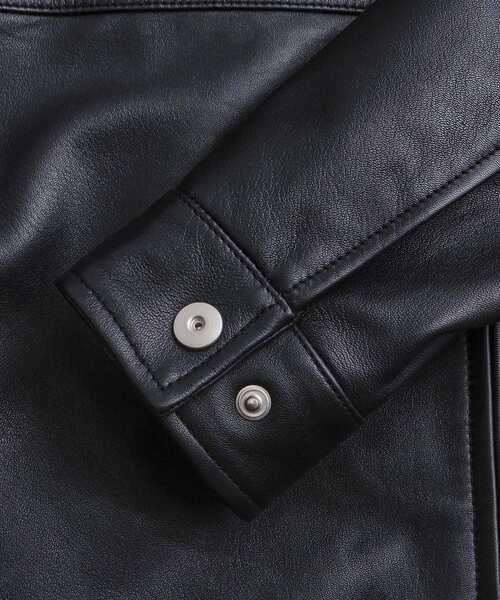 tk.TAKEO KIKUCHI（ティーケータケオキクチ）の「【本革】レザースポーツジャケット（ブルゾン・メンズ・ブラック・03/02/01/04）」の11枚目の写真