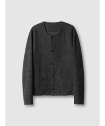 POKER FACE（ポーカーフェイス）の「[STALKERS × POKERFACE] カラーなしジャケット ツイード ブラック（その他アウター）」