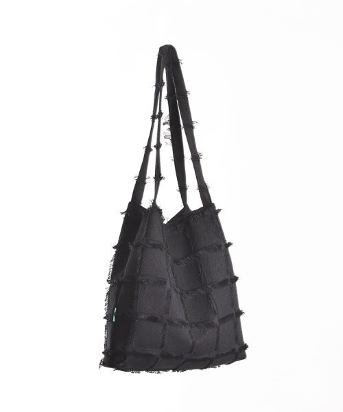 GREEN STUFF(グリーンスタッフ)の「思わず迫っているショッパーバッグ 53 エスニックフリンジ - black(ショルダーバッグ・レディース・その他・FREE)」の1枚目の写真