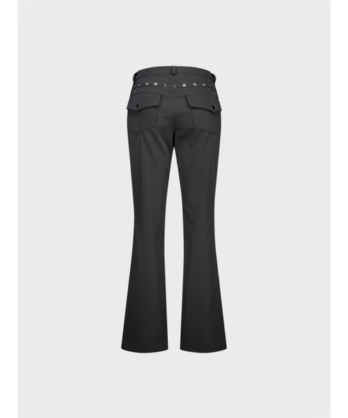 VISUS(ヴィスシュ)の「EYELET BOOTCUT PANTS_CHARCOAL(その他パンツ・レディース・その他・SMALL/MEDIUM)」の6枚目の写真