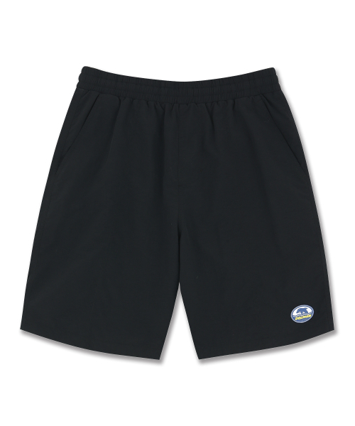 DOLPHIN WAVE APPAREL(ドルフィンウェーブアパレル)の「ドルフィンシリコンワッペンルーズフィットタスランショートパンツブラック(その他パンツ・メンズ・その他・MEDIUM/LARGE/X-LARGE)」の1枚目の写真