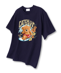 キャッチウェーブサマー 半袖Tシャツ ネイビー