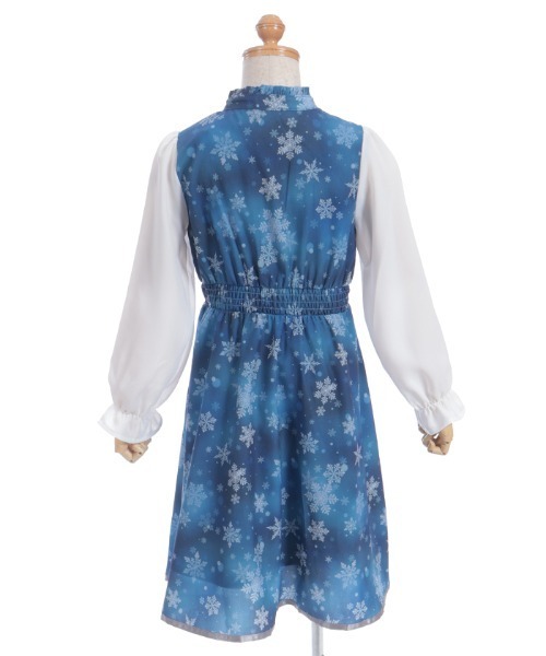 axes femme(アクシーズファム)の「スノークリスタルワンピース(チュニック・キッズ・サックスブルー/ネイビー・X-LARGE/LARGE/MEDIUM)」の5枚目の写真