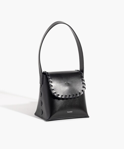 YAHKI（ヤーキ）の「【YAHKI/ヤーキ】YH-766/ステッチハンドバッグ（ショルダーバッグ・レディース・ブラック・FREE）」の2枚目の写真